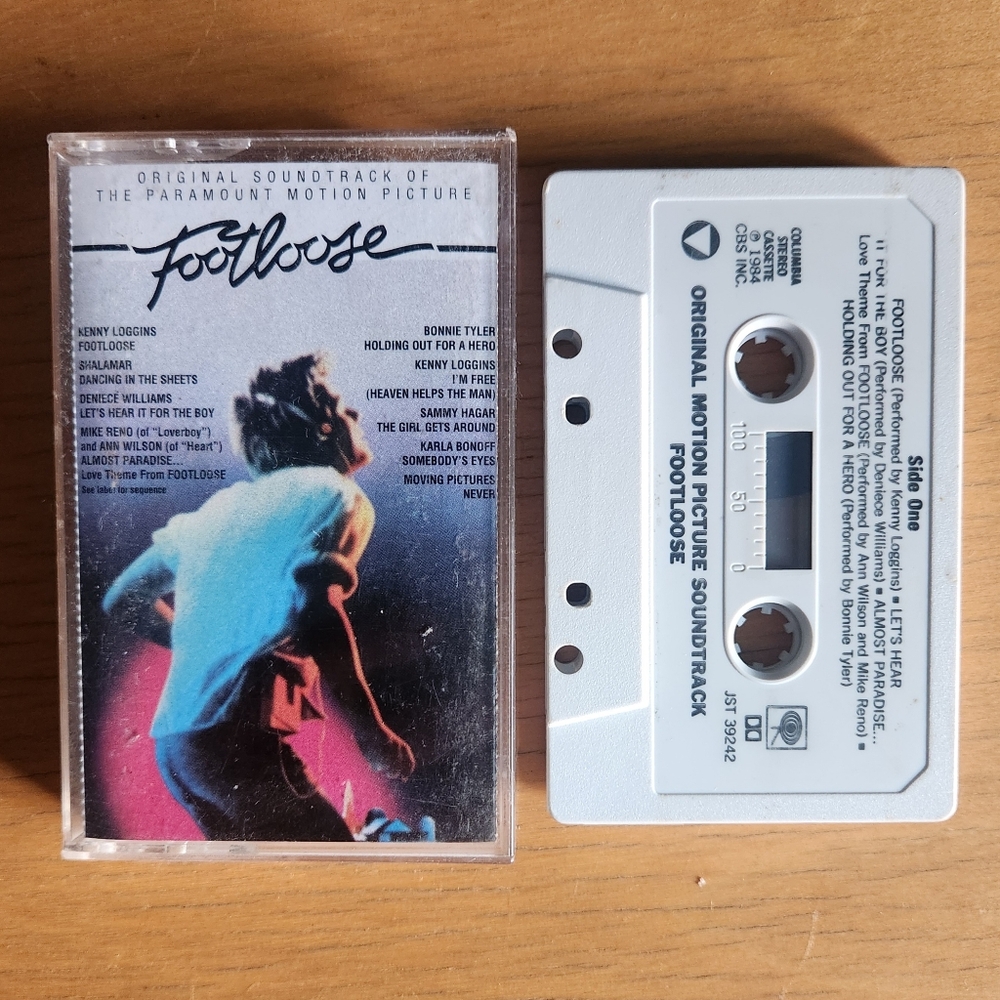Footloose, Top Gun, Johnny Be Good - 1980s Soundtrack Cassette Tapes (Lot of 3)  - Picture 3 of 8